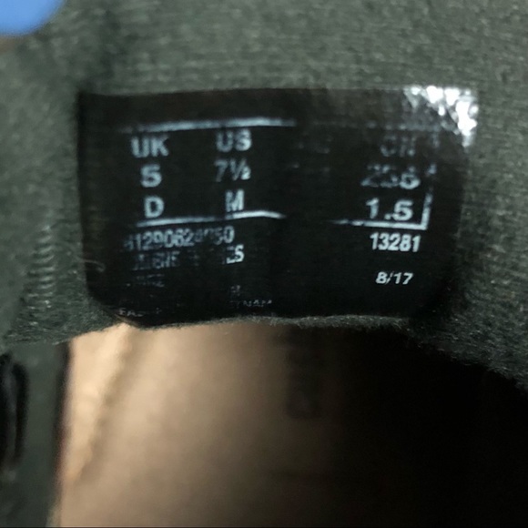 Clarks Tamitha suede leather lace-up black boots booties size 7.5 women’s 13281 - Picture 9 of 9